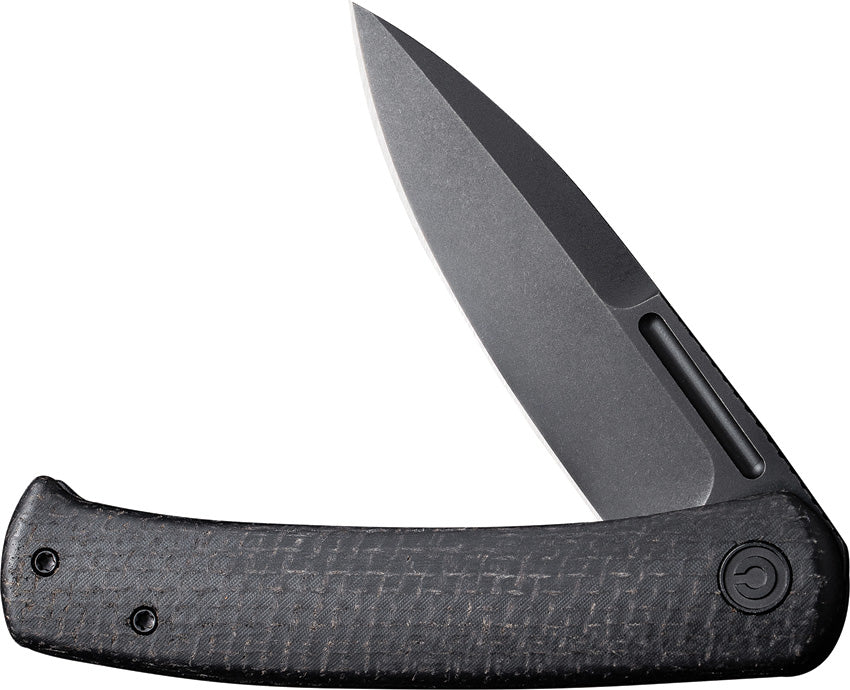 Civivi Caetus Linerlock Blk Burlap