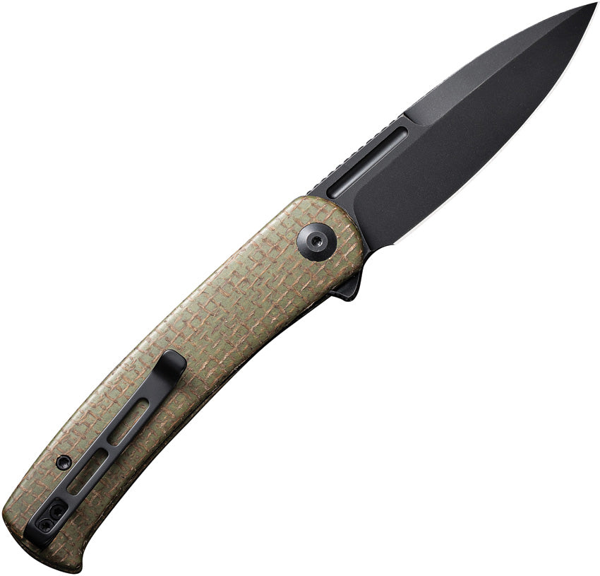 Civivi Caetus Linerlock Grn Burlap