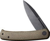 Civivi Caetus Linerlock Grn Burlap