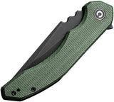 Civivi Bluetick Linerlock Green Mic