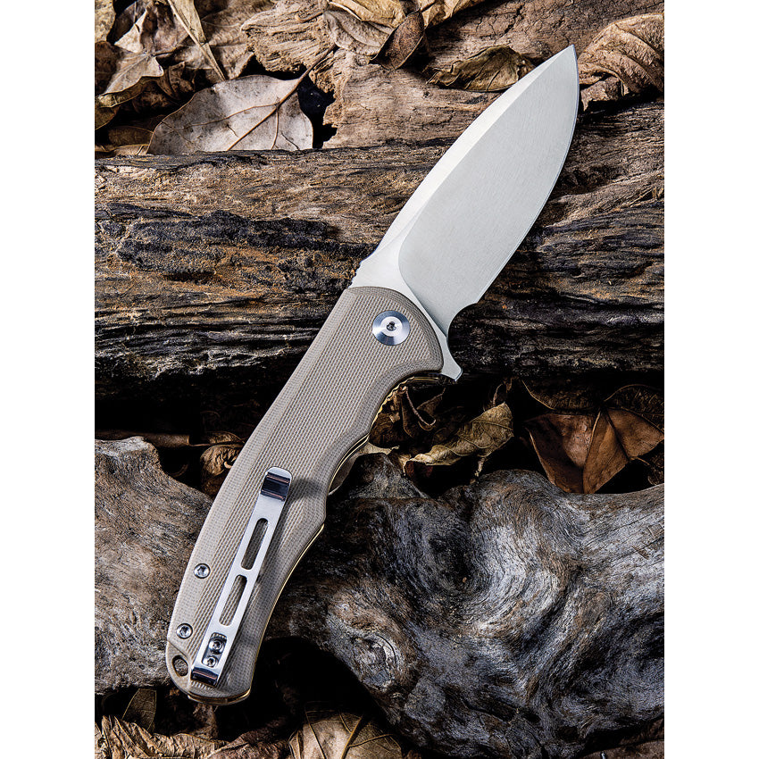 Civivi Praxis Linerlock Tan G10