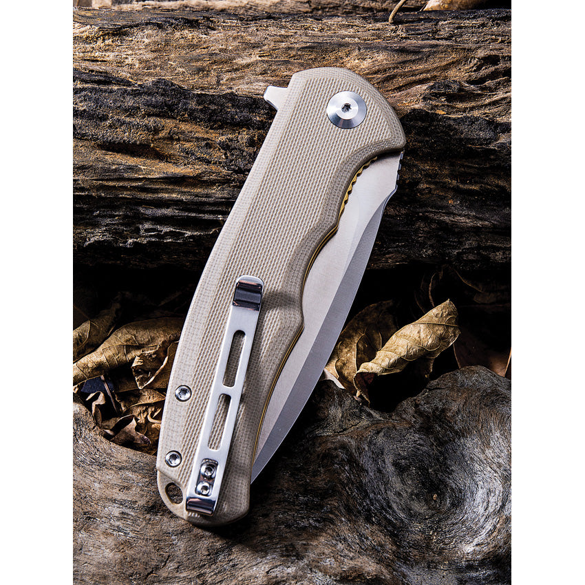 Civivi Praxis Linerlock Tan G10