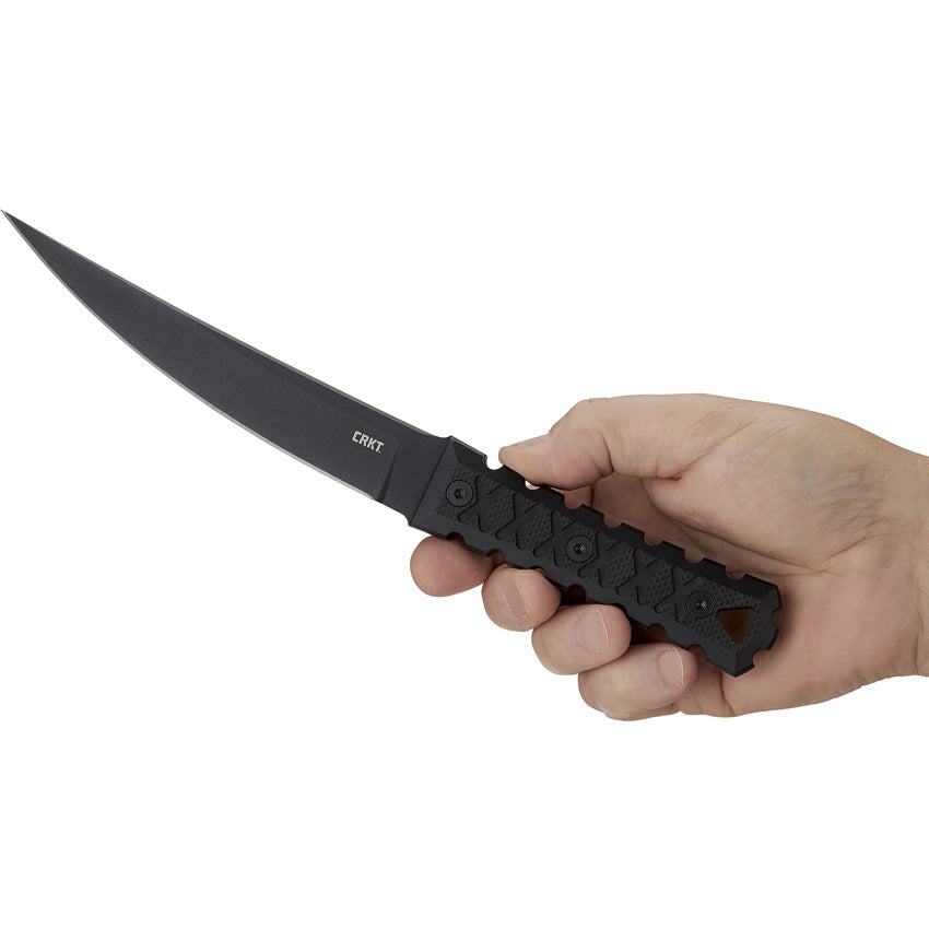 CRKT HZ6 Fixed Blade Black