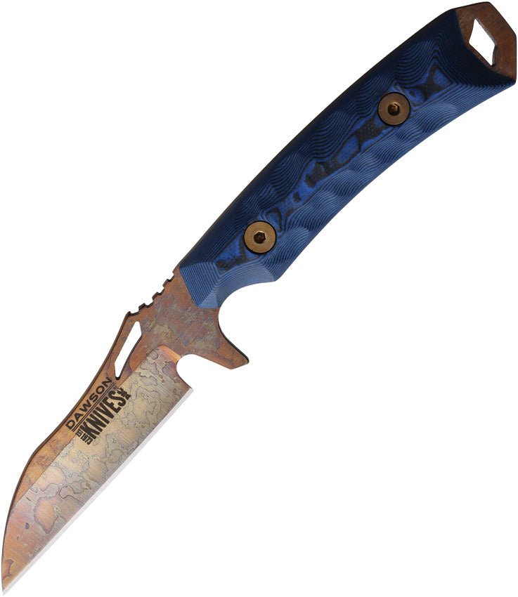 Dawson Knives Revelation Fixed Blade Blk/Blu