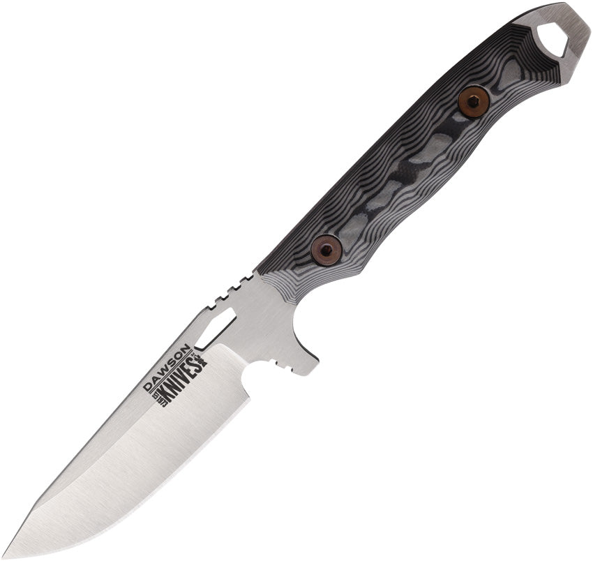 Dawson Knives Outcast Fixed Blade Blk/Gry