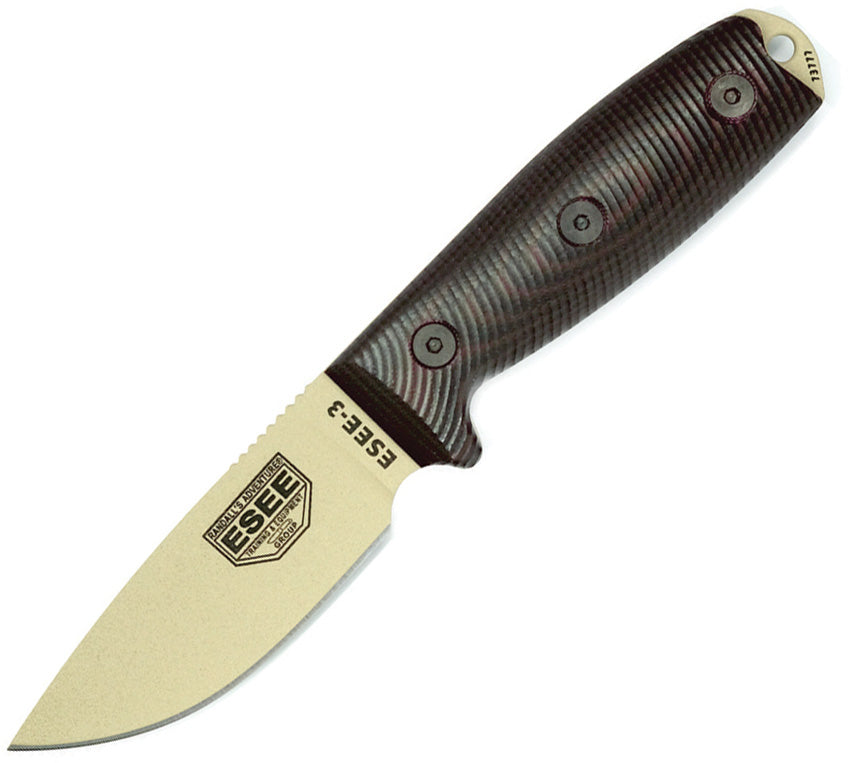 ESEE Model 3 3D Fixed Blade Desert