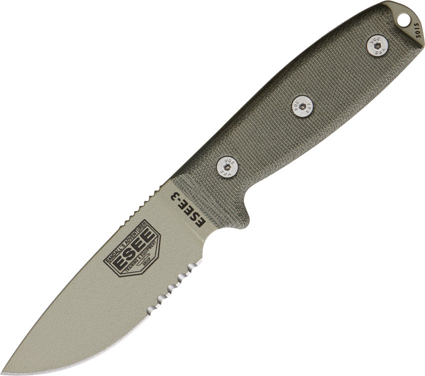 ESEE Model 3 Desert Tan Blade