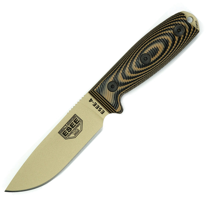 ESEE Model 4 3D Fixed Blade Tan