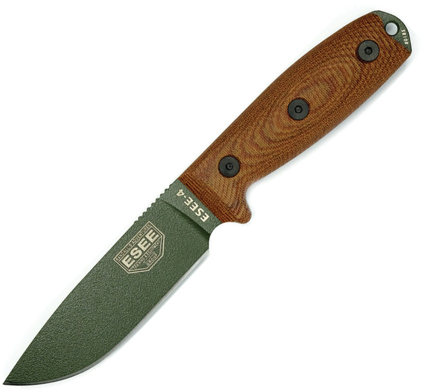 ESEE Model 4 OD Green Blade Natural