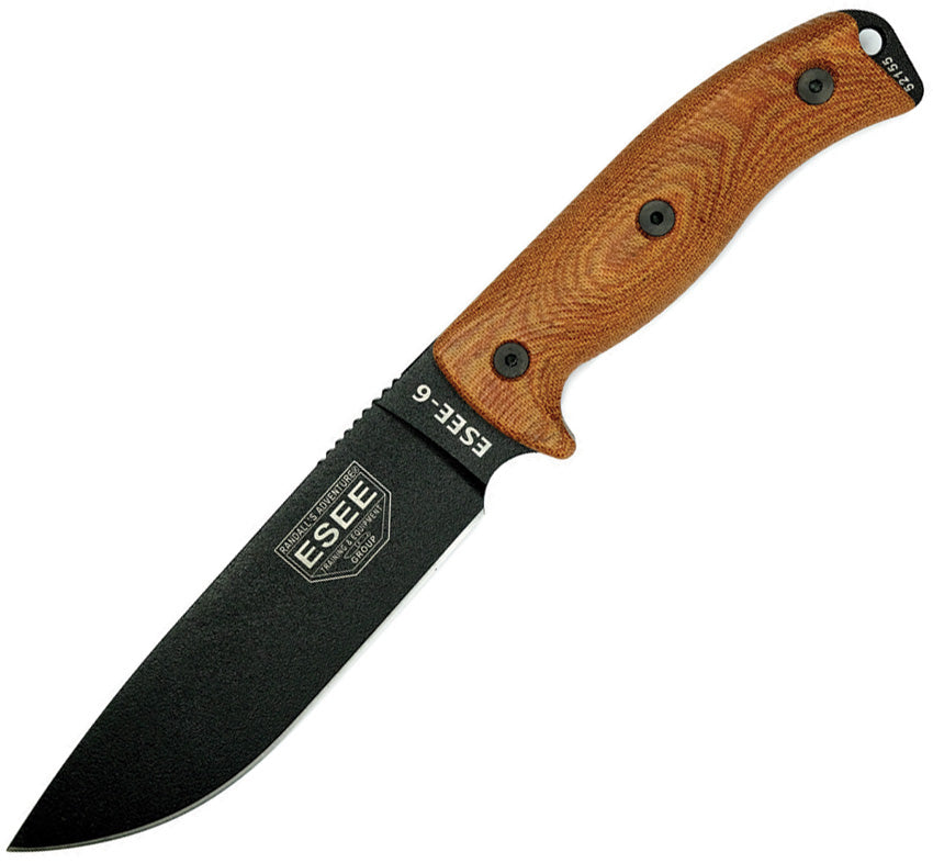 ESEE Model 6 Black Natural