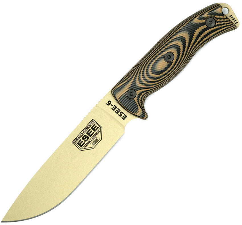 ESEE Model 6 Fixed Blade Tan