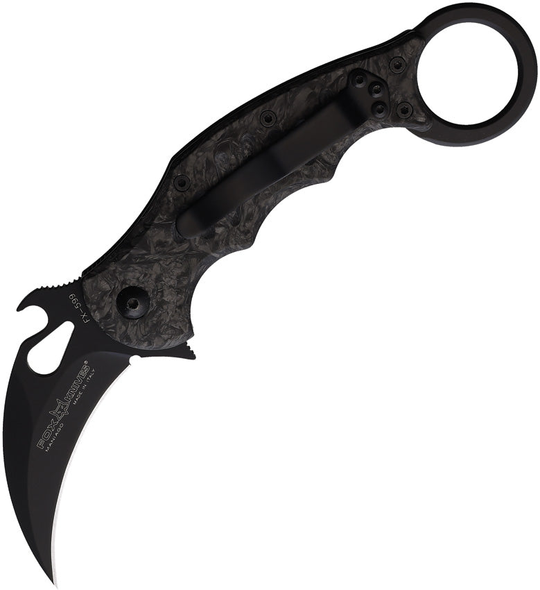 FOX Karambit Linerlock Fat CF