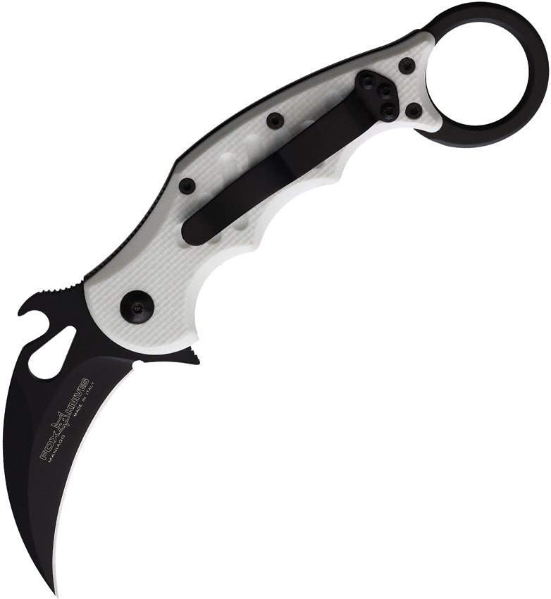 Fox Karambit Linerlock White G10