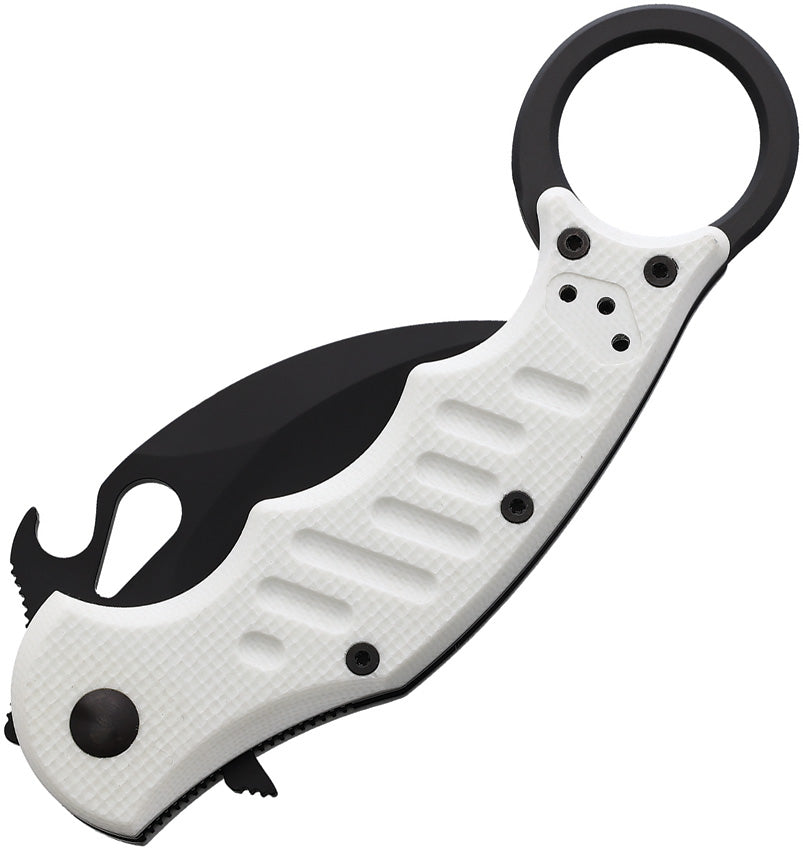 Fox Karambit Linerlock White G10