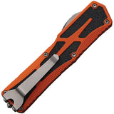 Heretic Knives Auto Colossus OTF Orange