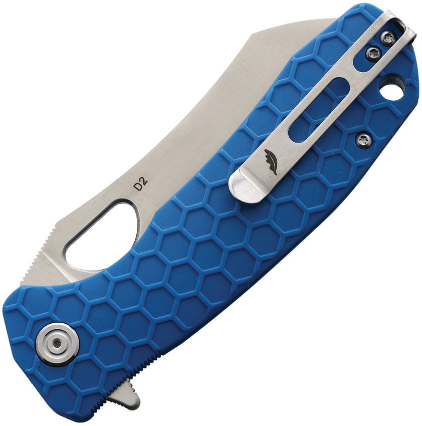 Honey Badger Knives Lg Warncleaver Linerlock Blue