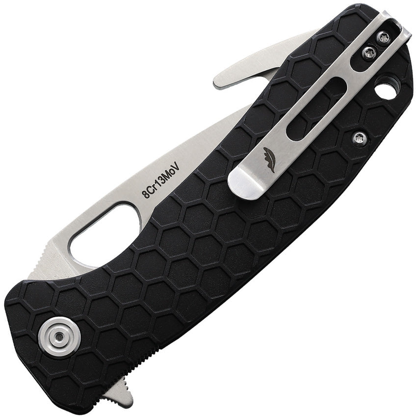 Honey Badger Knives Large Hook Linerlock Black