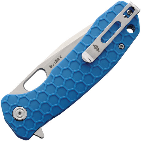 Honey Badger Knives Large Linerlock Tanto Blue