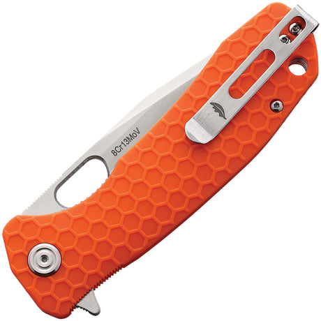 Honey Badger Knives Large Linerlock Tanto Orange