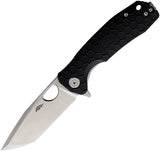 Honey Badger Knives Medium Linerlock Tanto Black