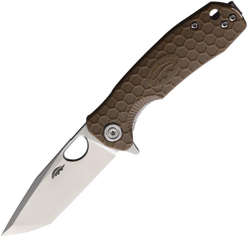 Honey Badger Knives Small Linerlock Tan