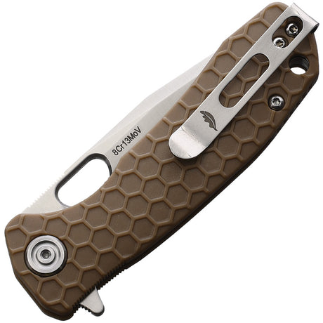 Honey Badger Knives Small Linerlock Tan