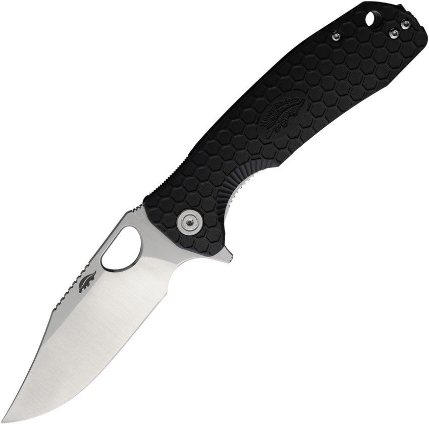 Honey Badger Knives Large Linerlock Clip Black