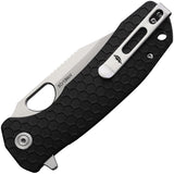 Honey Badger Knives Large Linerlock Clip Black