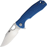 Honey Badger Knives Large Linerlock Clip Blue