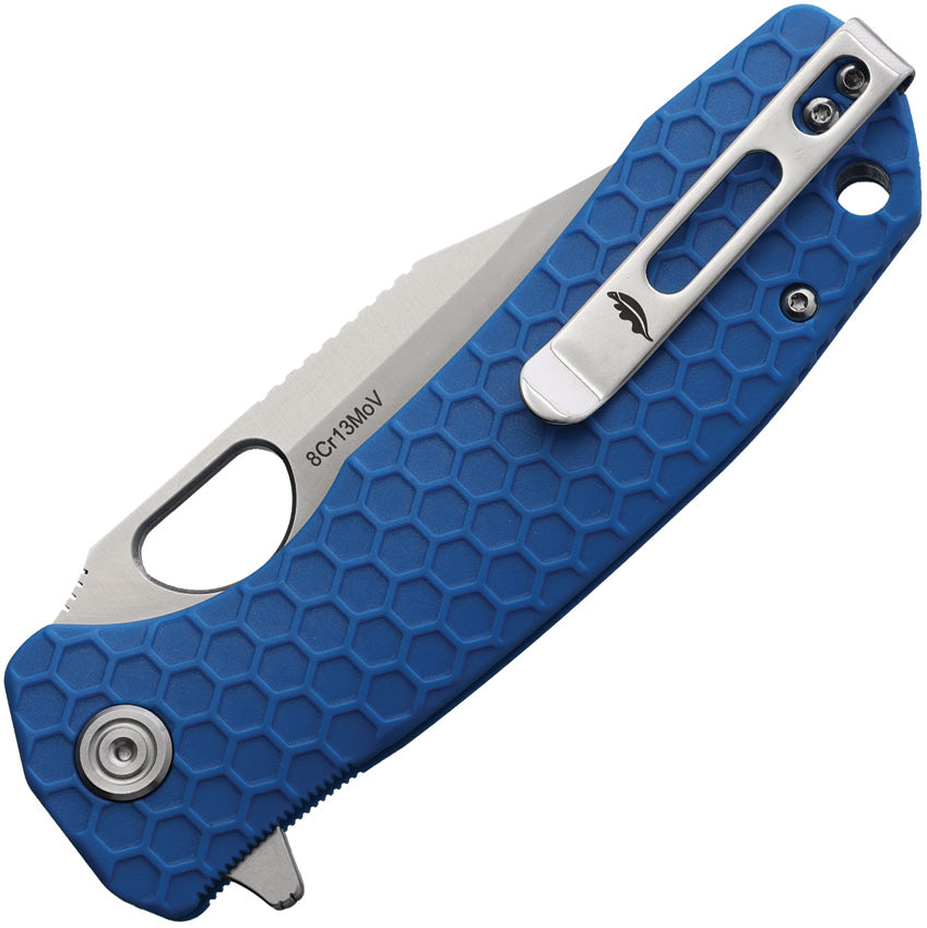 Honey Badger Knives Large Linerlock Clip Blue