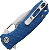 Honey Badger Knives Small Linerlock Clip Blue