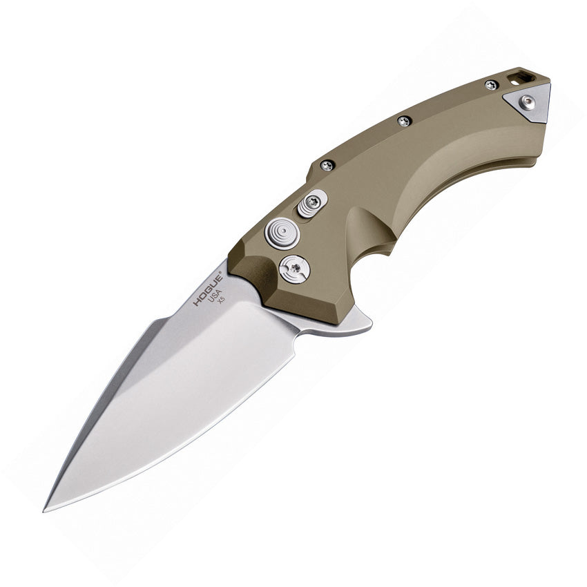 Hogue X5 Button Lock Tan Spear