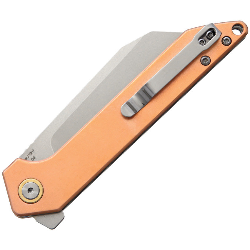 CJRB Rampart Linerlock Copper