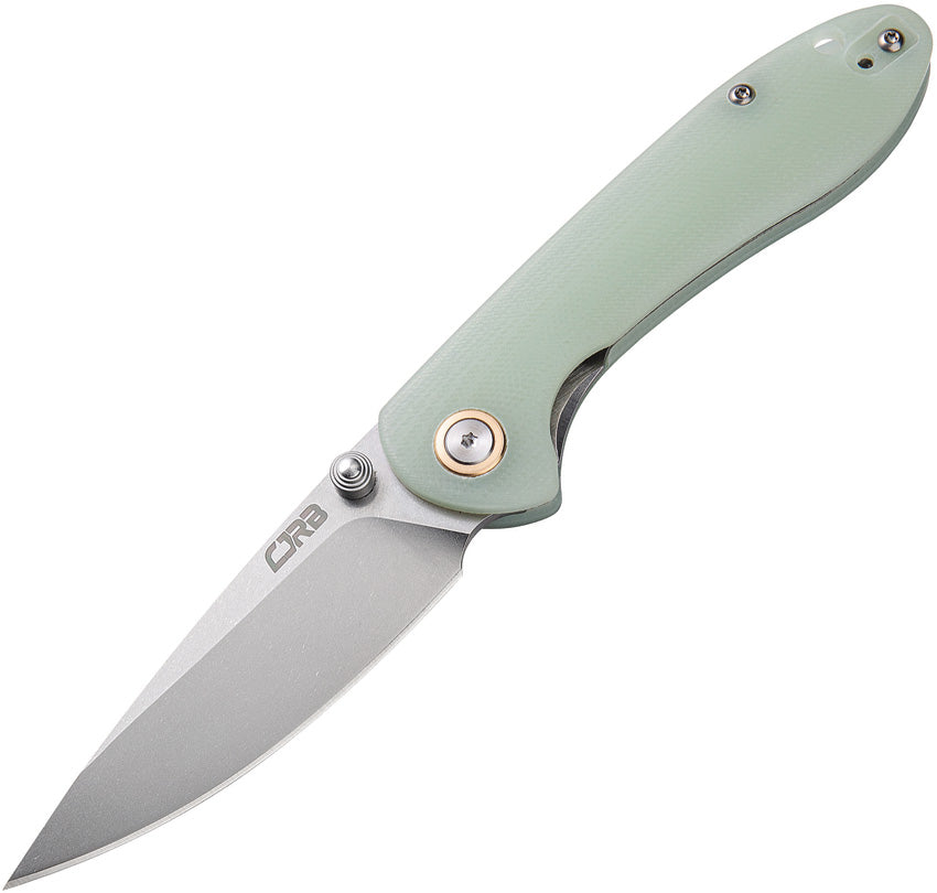 CJRB Small Feldspar Linerlock Jade