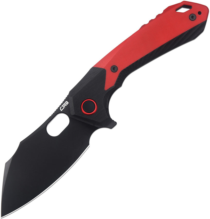 CJRB Caldera Linerlock Red G10