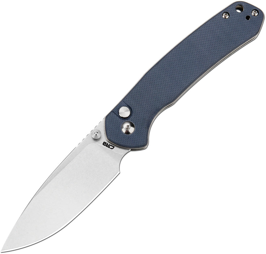 CJRB Pyrite Button Lock Blue G10