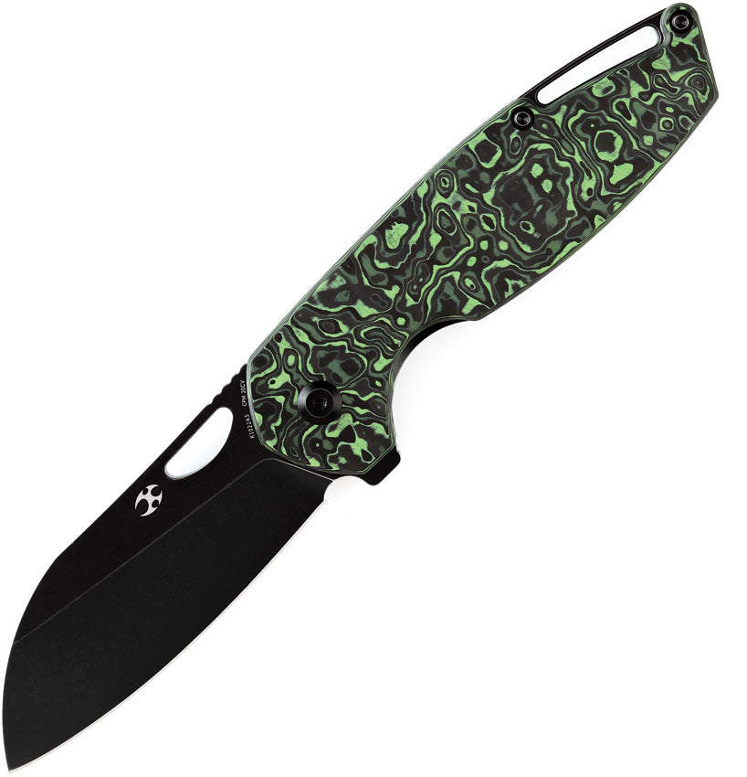 Kansept Knives Model 6 Framelock Green CF