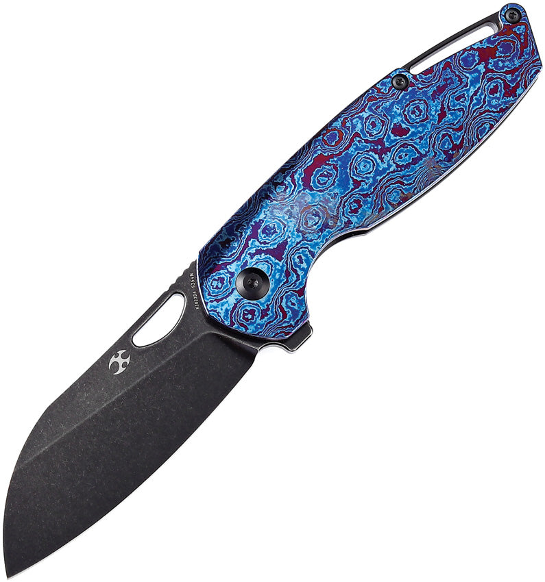 Kansept Knives Model 6 Framelock Timascus