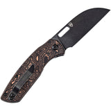 Kansept Knives Convict Framelock Copper CF