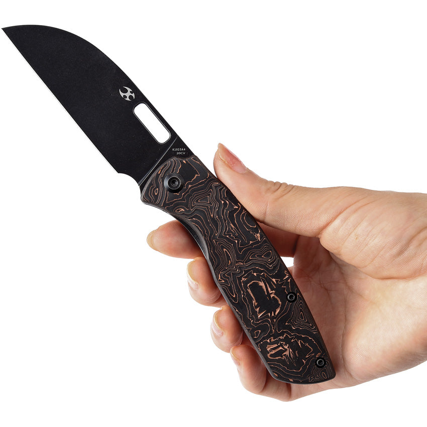 Kansept Knives Convict Framelock Copper CF