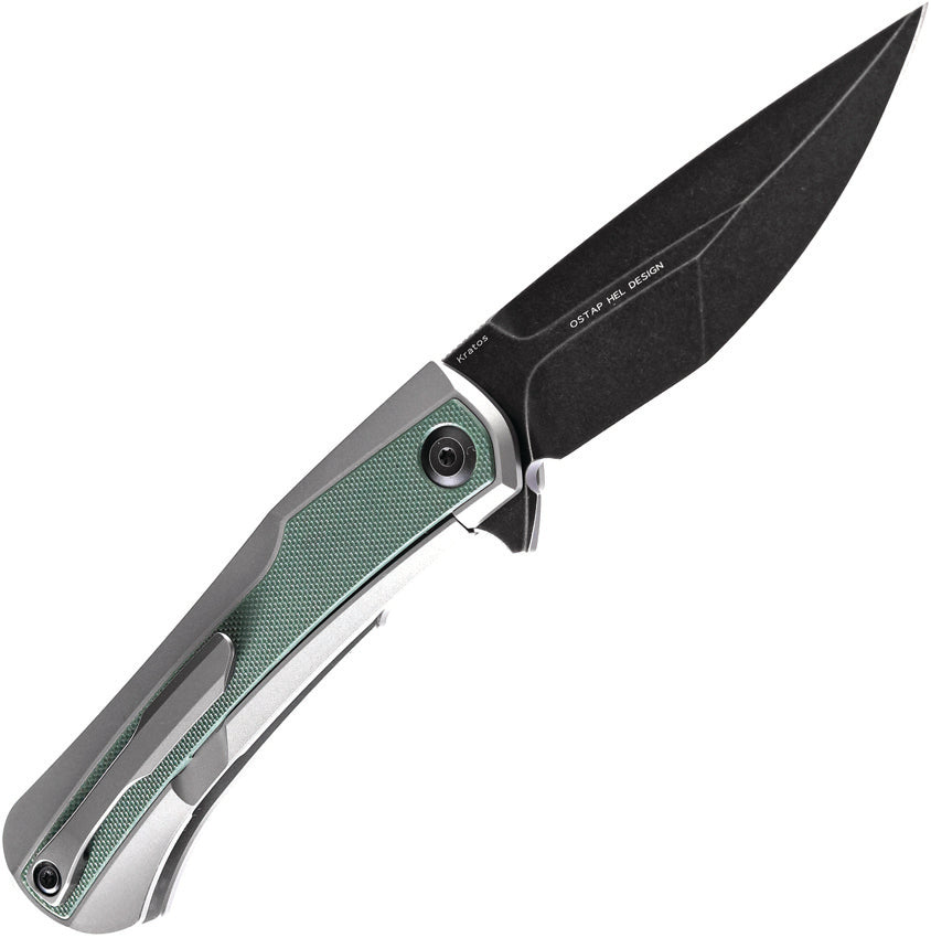 Kansept Knives Kratos Framelock Green