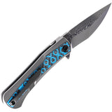 Kansept Knives Kratos Framelock Blue Rose