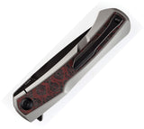 Kansept Knives Kratos Framelock Red/Blk CF