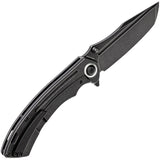 Kansept Knives Pretatout Framelock Black SW