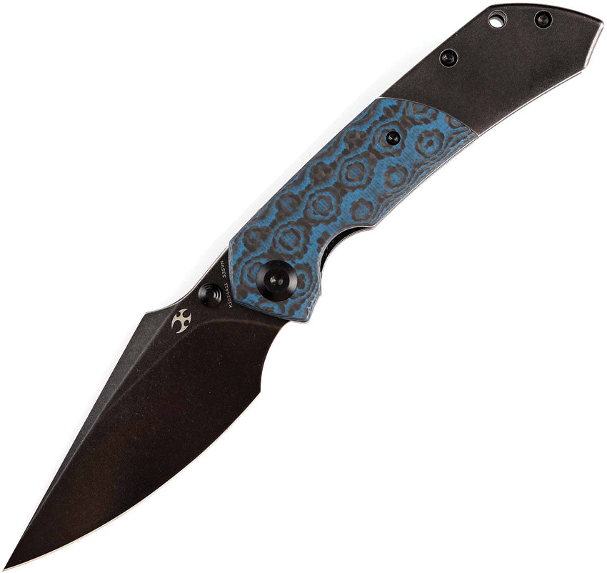 Kansept Knives Fenrir Linerlock Blue Rose CF