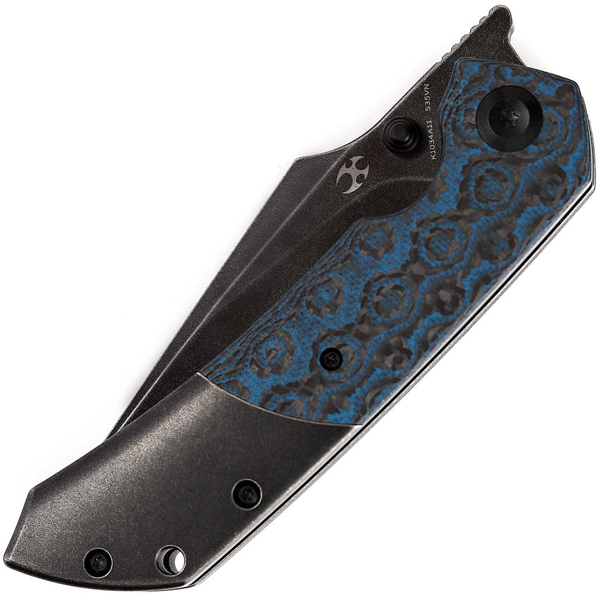 Kansept Knives Fenrir Linerlock Blue Rose CF