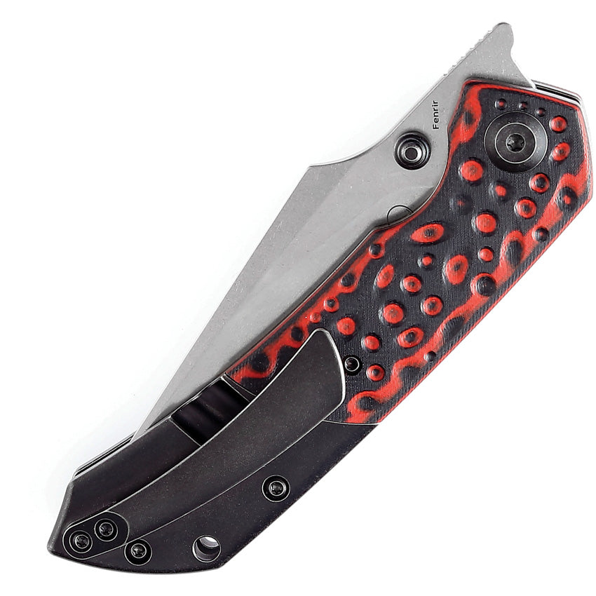 Kansept Knives Fenrir Framelock Red Left