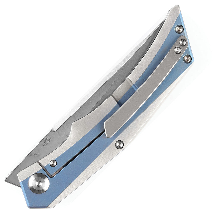 Kansept Knives Naska Framelock Blue