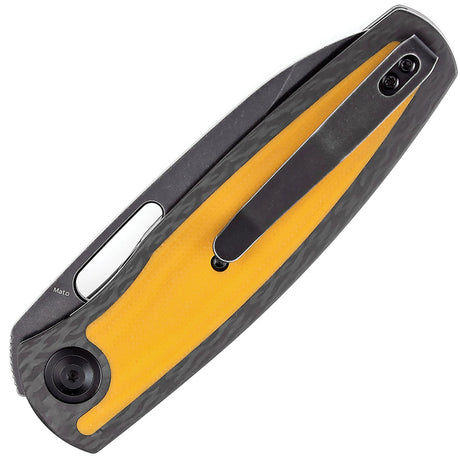 Kansept Knives Mato Linerlock CF/Yellow