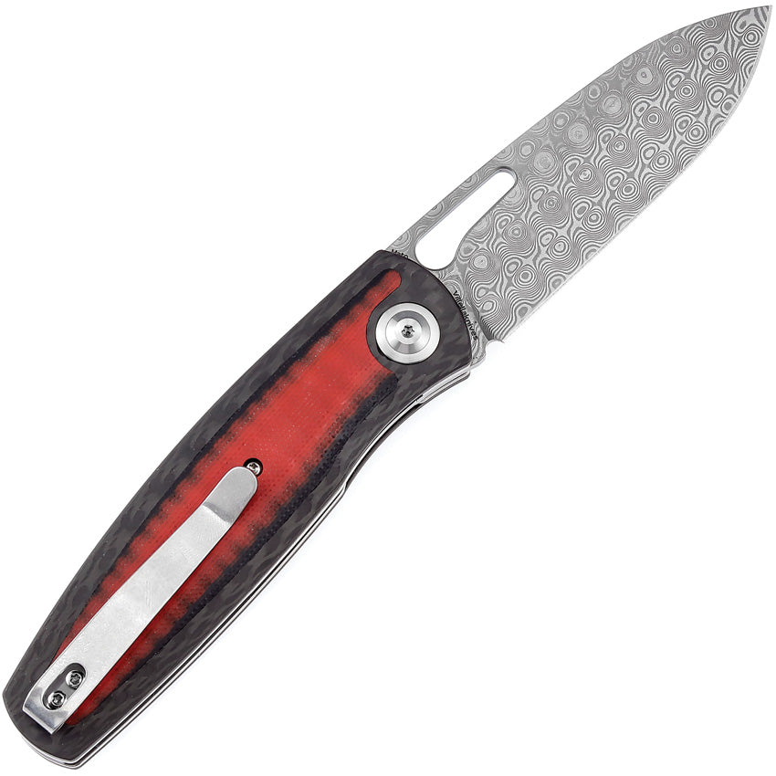 Kansept Knives Mato Linerlock CF/Red Dam